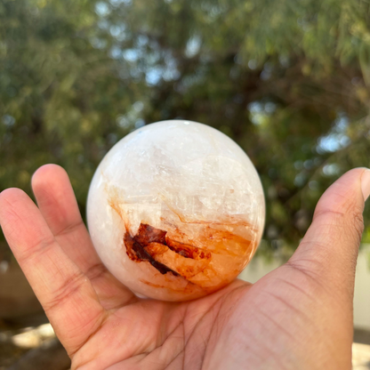 Ferruginous Quartz Sphere