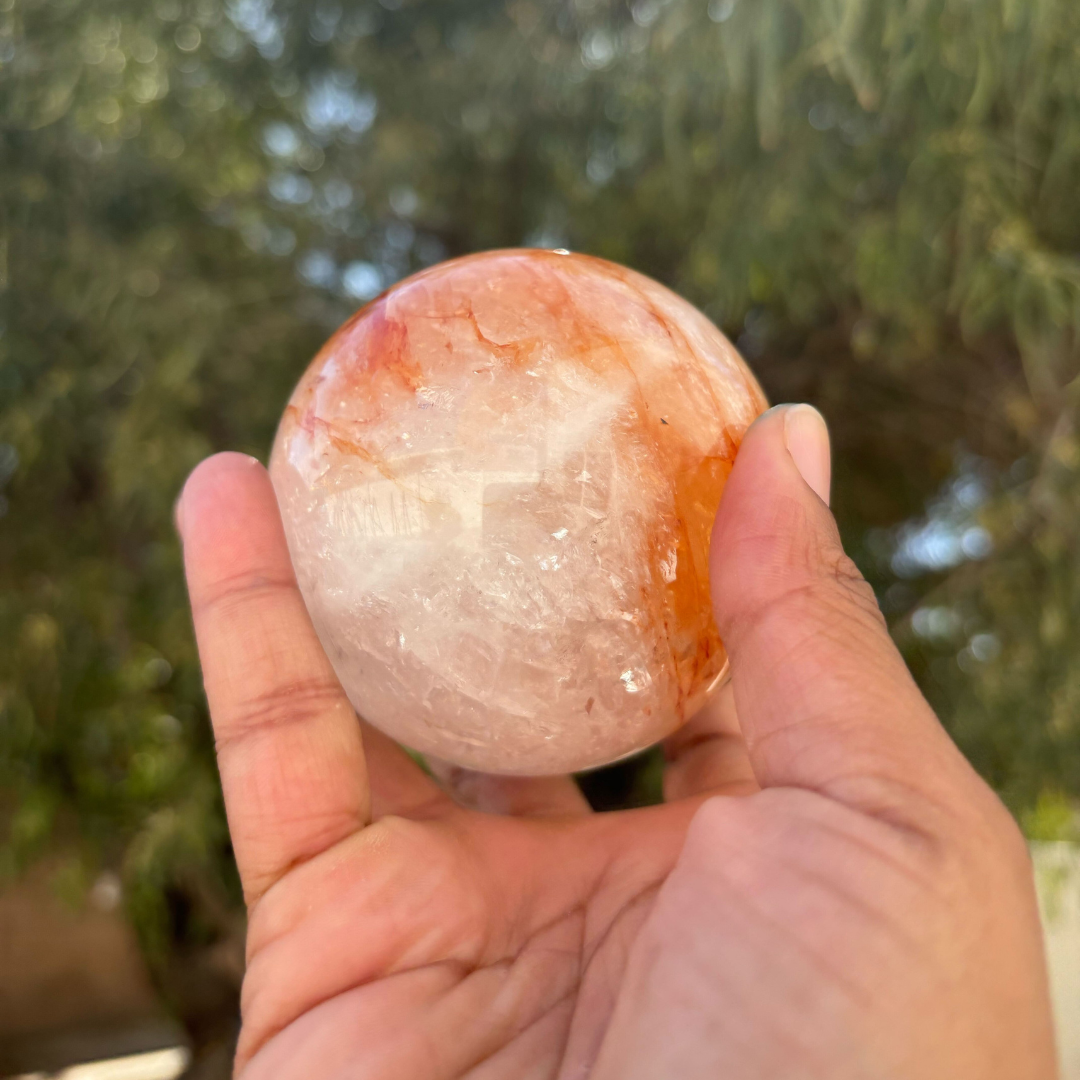 Ferruginous Quartz Sphere