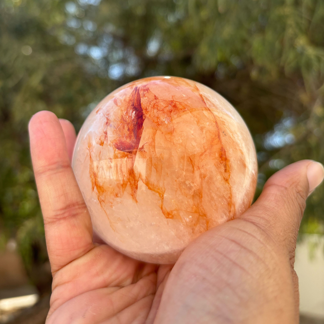 Ferruginous Quartz Sphere