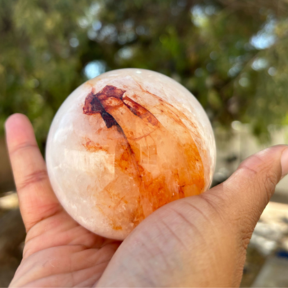 Ferruginous Quartz Sphere