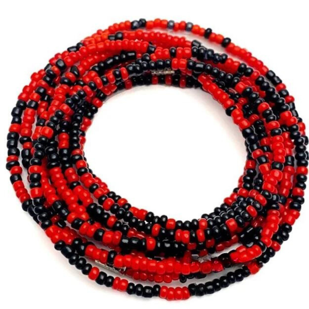 Crimson Shadow Waist Beads