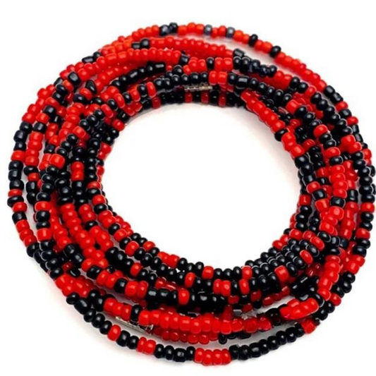 Crimson Shadow Waist Beads