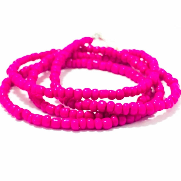 Pink Blaze Waist Beads