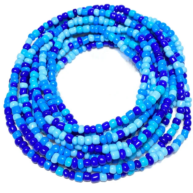 Blue Wave Gradient Waist Beads